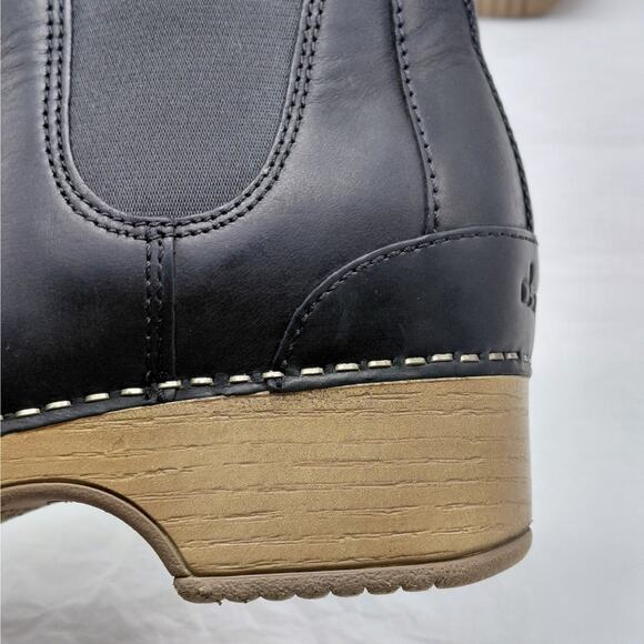 Dansko Womens Becka Oiled Pull Up Leather Chelsea Boots 39(US 8.5) Black NIB - Picture 12 of 15